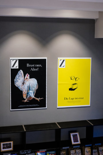 Z-Titelbilder: "Brust raus, Alter" und "Die Lage ist ernst"
