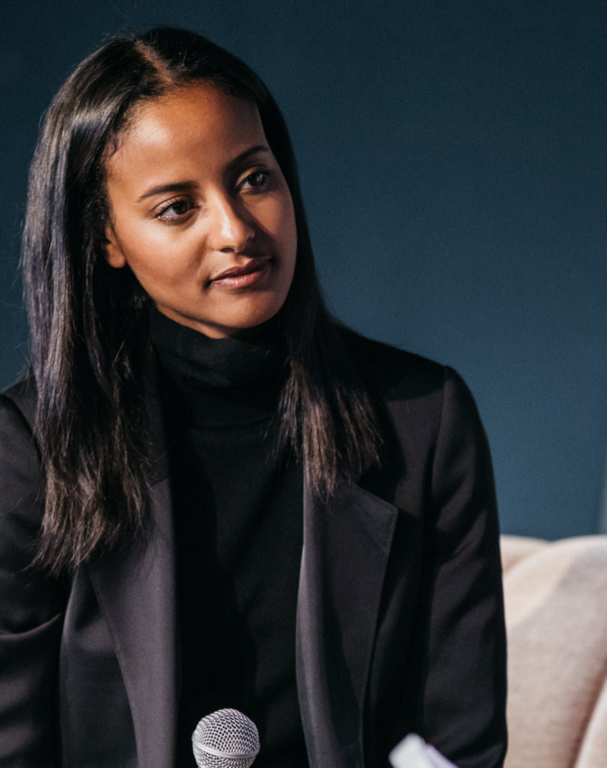 Sara Nuru im Interview während der Langen Nacht der ZEIT
