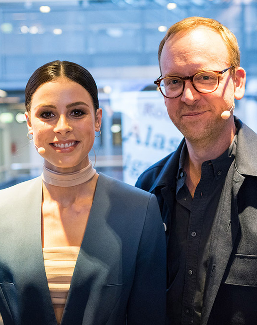 Lena Meyer-Landruth und Christoph Ahmend bei der langen Nacht der ZEIT