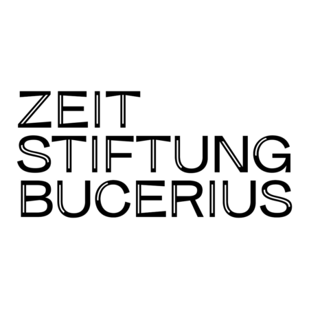 Logo-Schriftzug ZEIT STIFTUNG BUCERIUS in schwarz auf weißem Hintergrund