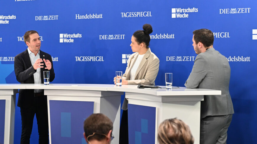 Philipp Lahm und Celia Šašić bei Europe 2024