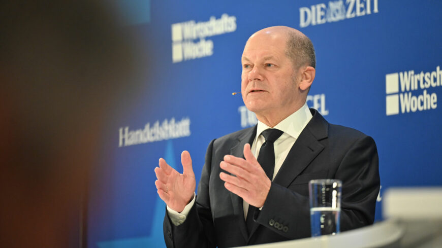 Olaf Scholz bei Europe 2024